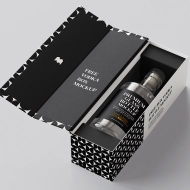 黑白撞色書(shū)型酒盒包裝
